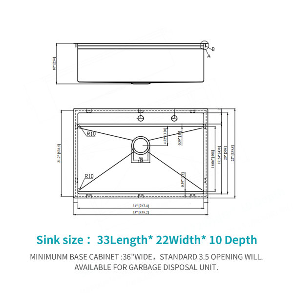 Dimensions du produit