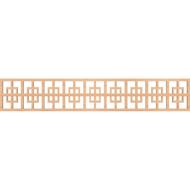 Moulure de chantournage Cambridge, Noyer blanc, H 8 po x l 46,625 po x P 0,25 po