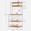Kitchen Storage Rack With Power Outlet, Coffee Bar, Baker's Rack, With Metal Wire Panel,For Microwave, Steel Frame-1442411298-1442411294