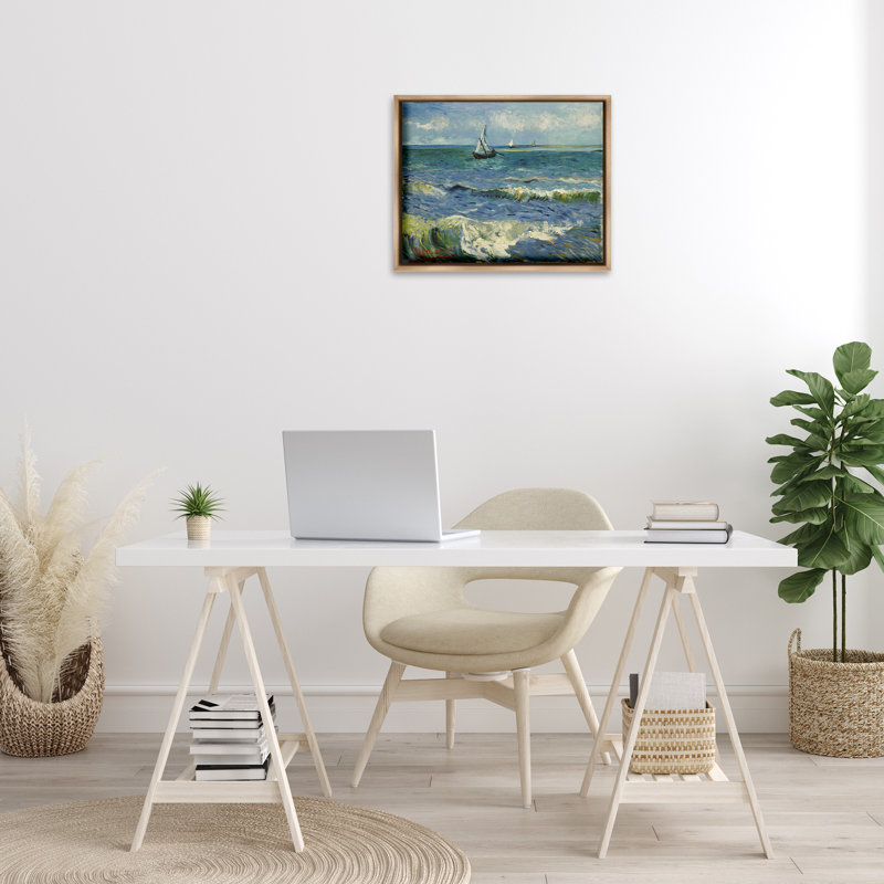 Art mural classique sur toile avec cadre flottant brun classique par one1000paintings, Cadre flottant orme Montalcino