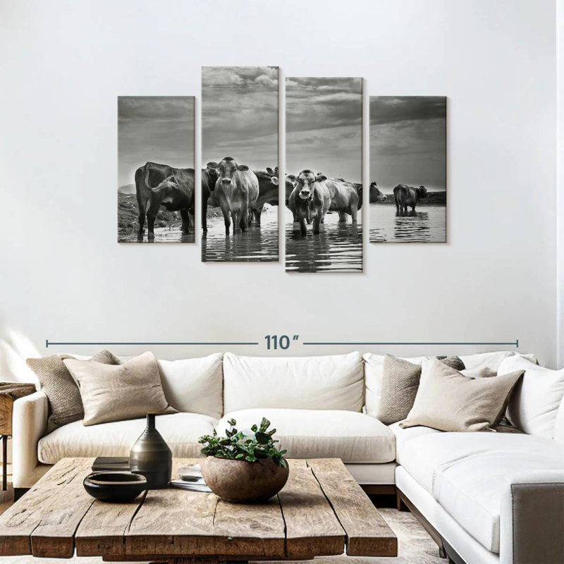 Brampt In The River, 48" H x 75" W