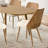 Atkins 8 - Person Dining Table Sets With Expandable Table & 8 Boucle Fabric Chairs