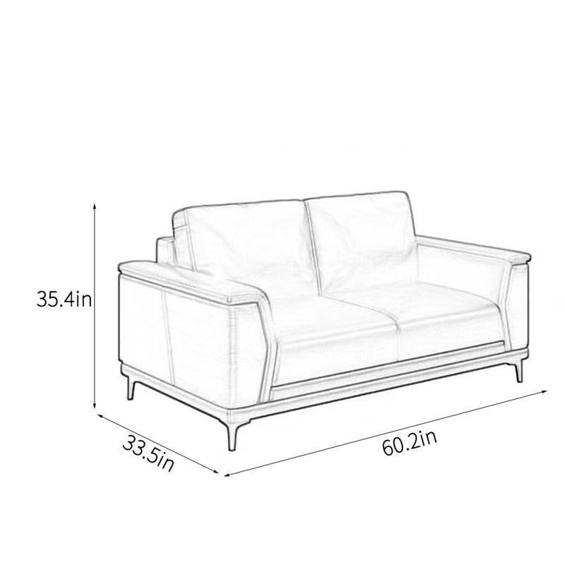Canapé de loisir luxueux et moderne pour affaires