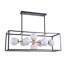 Lustre rectangulaire moderne 8 lumières Edmondo