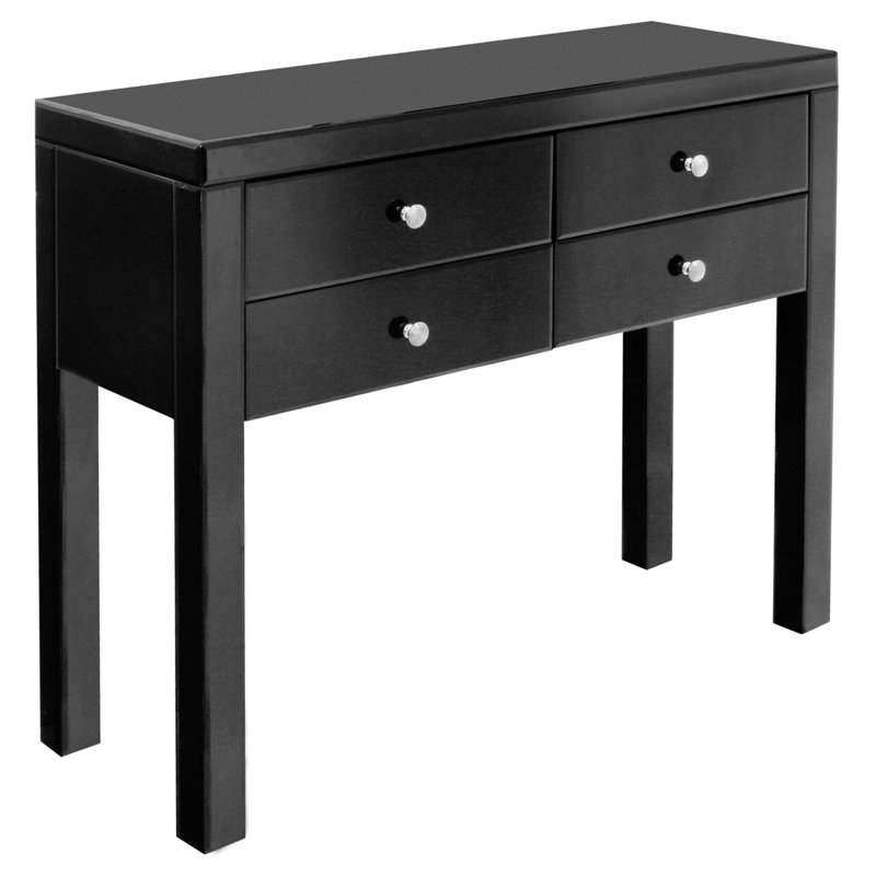 Modal 100cm Glass Top Console Table