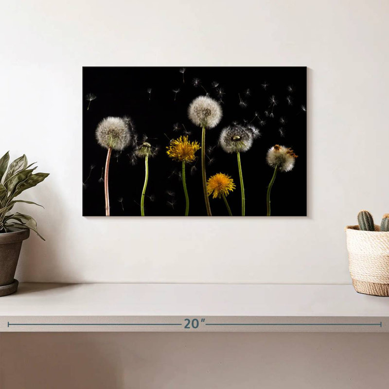 Harnek Dandelion In The Wind, 8" H x 12" W