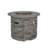 Outdoor 32" Round MgO Propane Fire Pit, Grey Top - 40,000 BTU