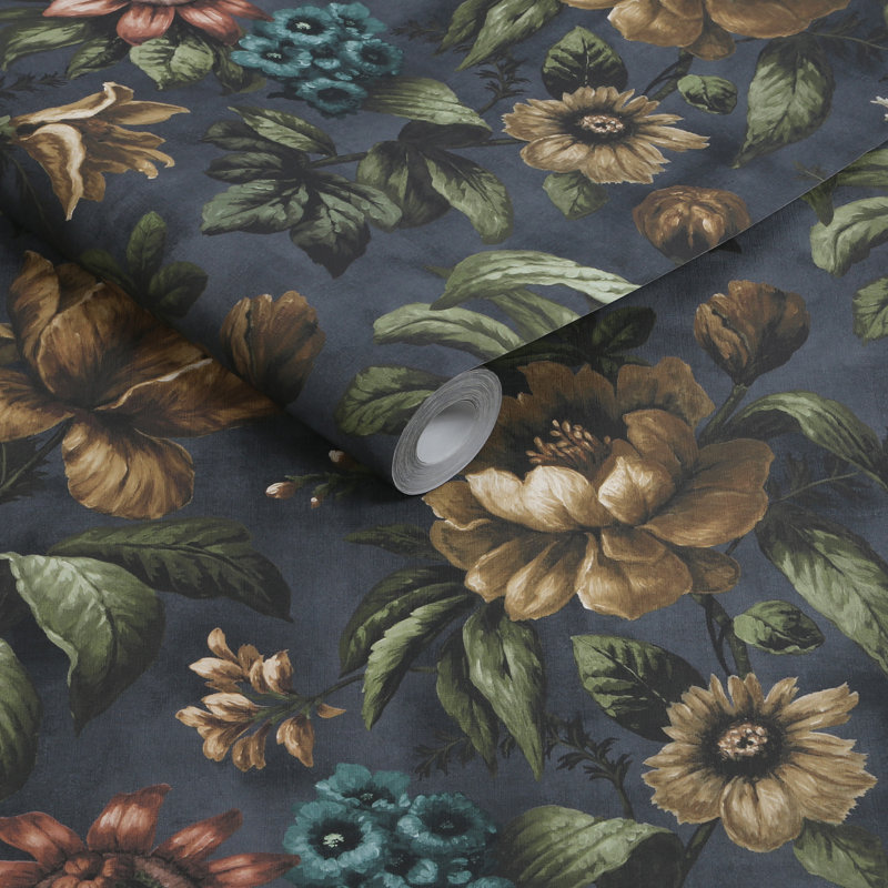 Superfresco Easy Gardenia Floral Wallpaper, Blue