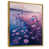 Toile avec cadre flottant or