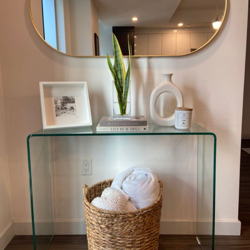 Console 36 po, H 30 po x l 36 po x P 8 po