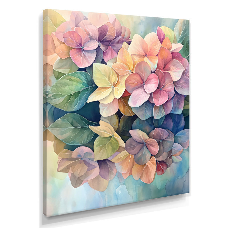 Gilbert - salon d'art mural floral, Toile tendue, Ne s’applique pas, H 20 po x l 12 po