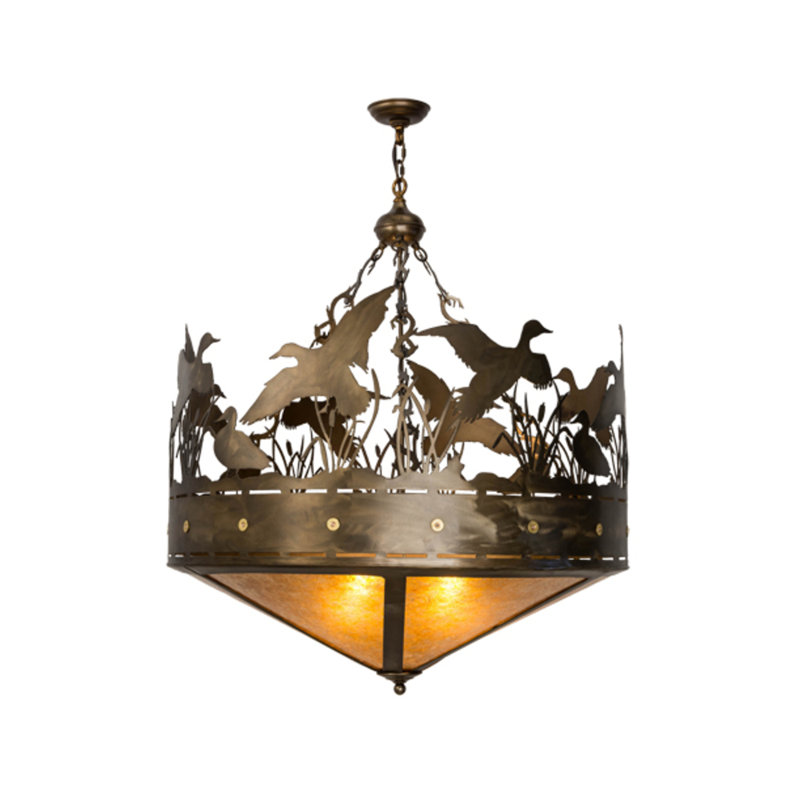 4 - Light Pendant, 49" H x 36" W x 36" D