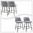 Aspendale Swivel Upholstered Counter Stool
