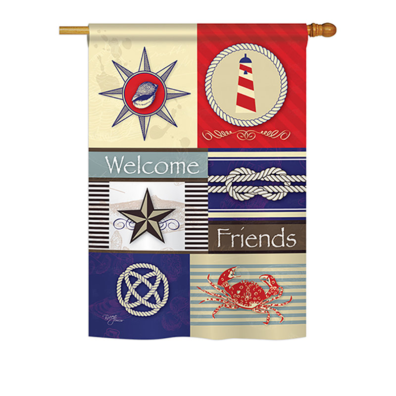 Kinlaw Double Sided Polyester Garden Flag, 40" H x 28" W