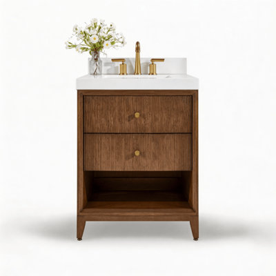 Momo Oak Single Bathroom Vanity