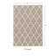 Tapis gris touffeté à la main Marisela-18582416