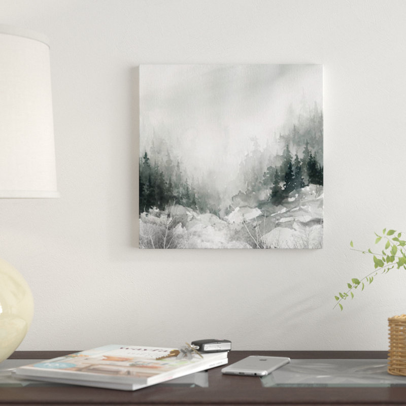 "crépuscule" sur la toile, impression sur toile, H 12 po x l 12 po x P 0,75 po, Toile tendue, Pas de tapis