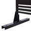 Freestanding Metal Privacy Barrier 76" H48" W - For Deck, Patio Black Fence Panel Weather For Outdoor