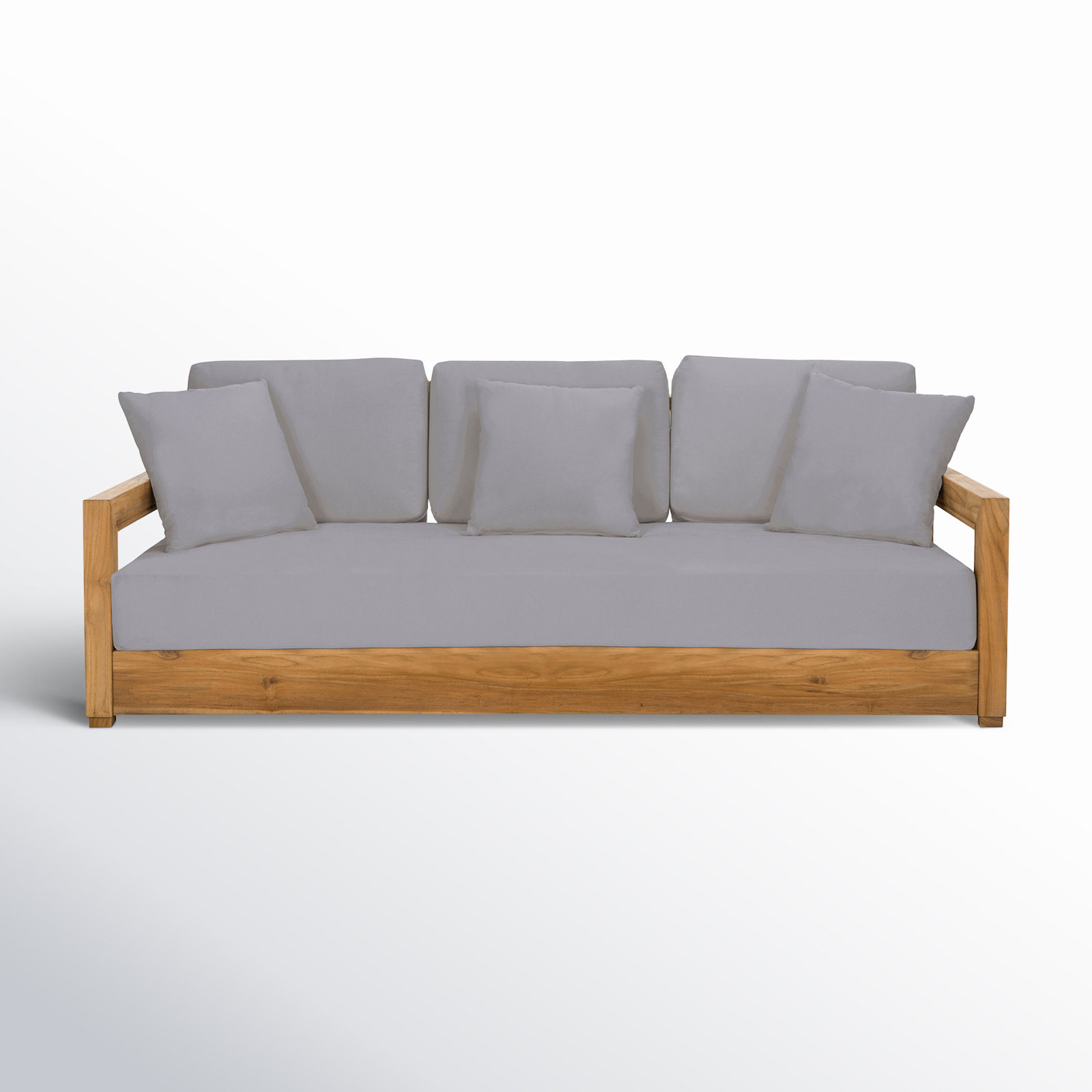 Melrose Outdoor Cushion Cover, Gray