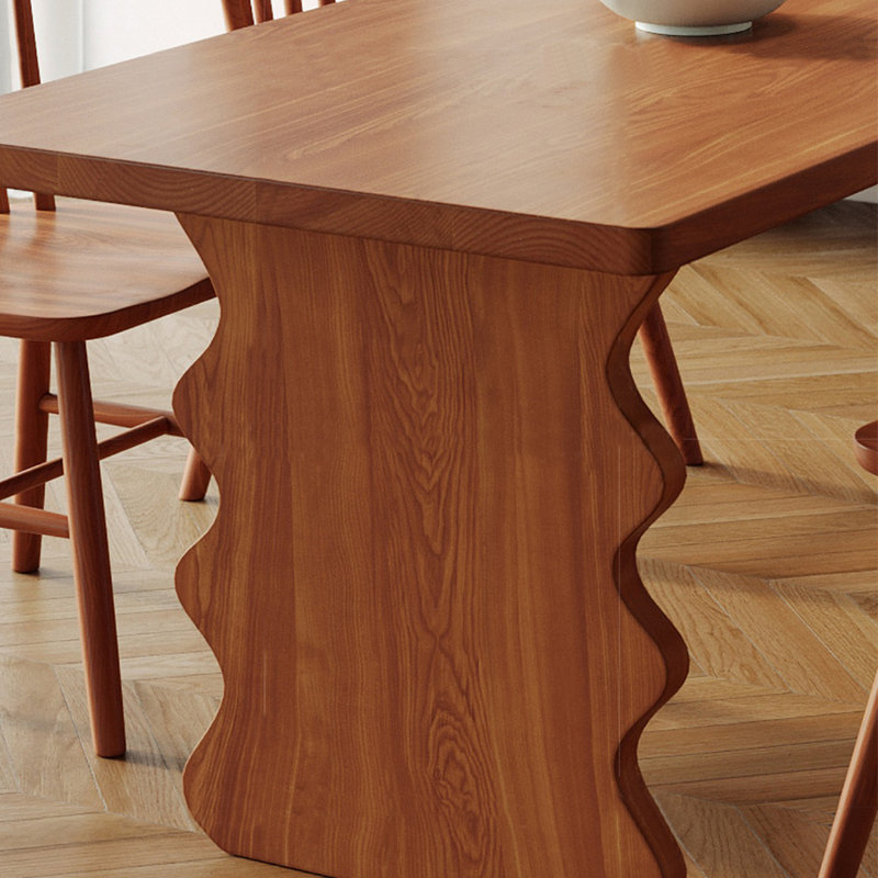 Solid wood dining table set, 29.53"H x 55.12"L x 27.56"W