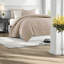 Ensemble de literie confortable en coton, conception réversible kaki pour les chambres confortables