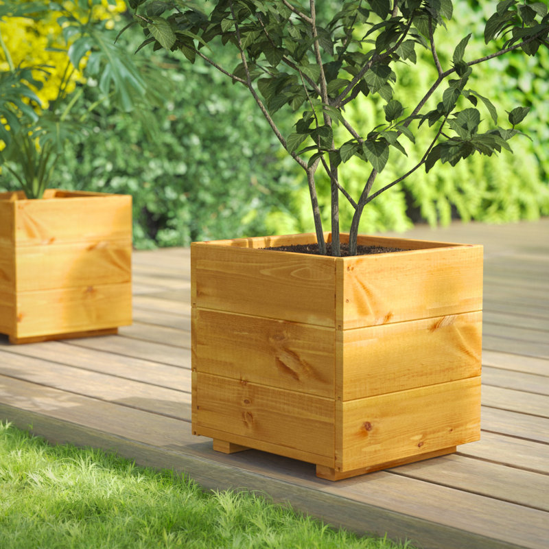 Powersheds Wooden Planter- 175 x 450 x 155mm