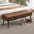 Lillyanna Faux Leather Upholstered Bench, 45" Wide-1223627123