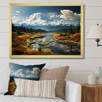 Art mural américain «Mount Rainier» - États-Unis