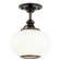 Canton Glass Semi Flush Mount