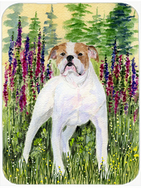 Planche à découper en verre English Bulldog