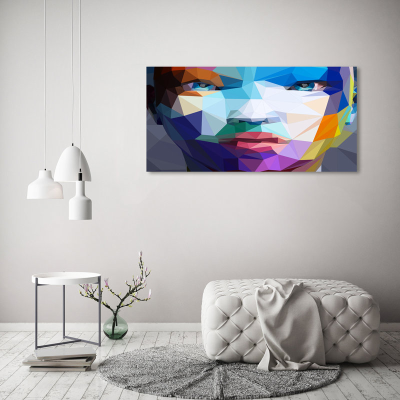 Abstraction of a woman 1 Piece Wrapped Canvas Wall Art