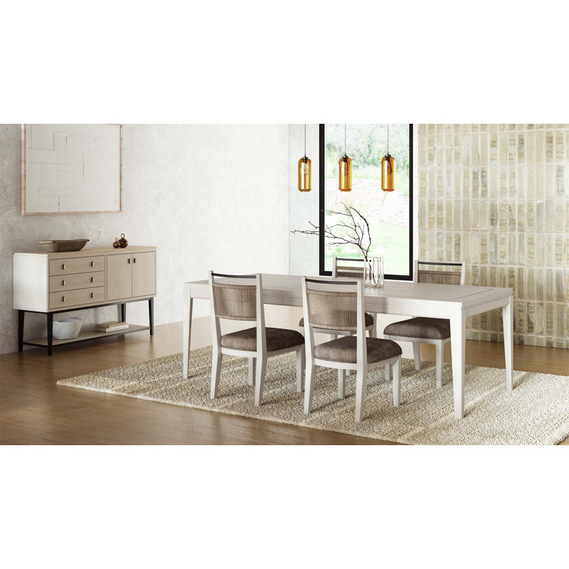 Fauteuil à dossier en corde confortable et élégant, Beige