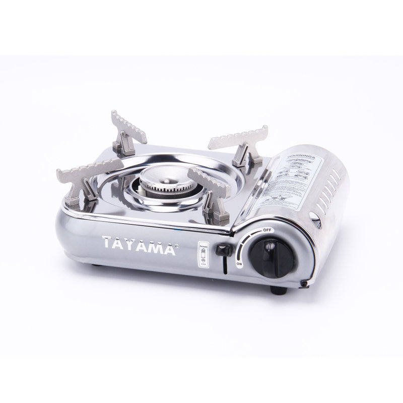7,000 BTU Stainless Steel Single Burner Portable Gas Stove