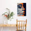 Abstract Woman Profile Abstract Elegant Contemporary Portrait Wall Art Print-475689276