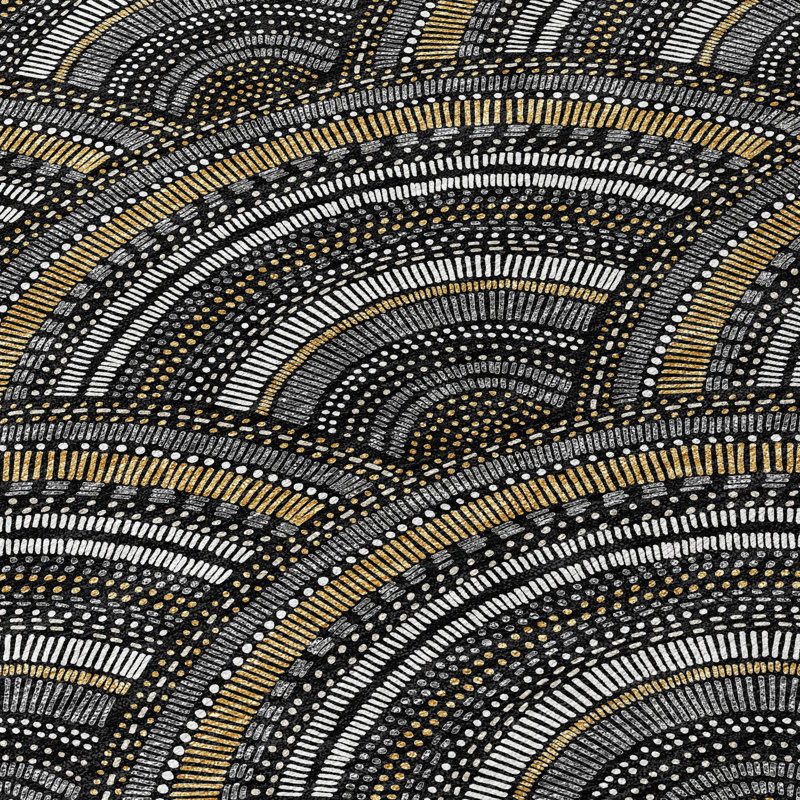 Tapis Chayden avec envers antidérapant, Rectangle 5 pi x 7 pi 6 po