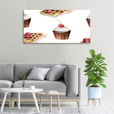 Dessert - No Frame Print on Canvas