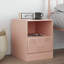 34.5cm W Steel Bedside Table-101281124