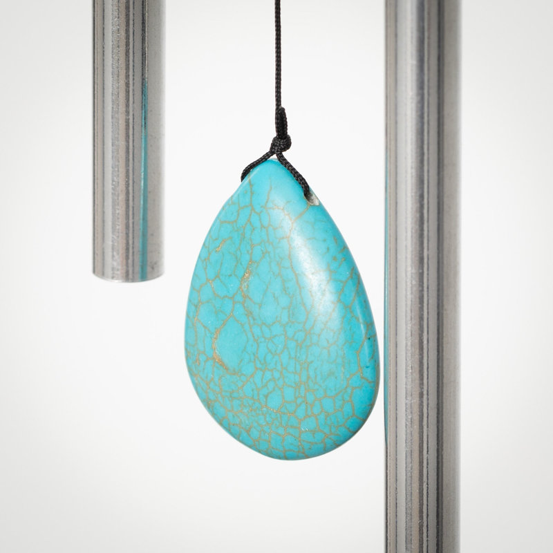 Carillon Chi Energy - petit, turquoise, Bleu / Argent