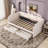 Twin 2 Drawers Upholstered Daybed with Slats-130023778