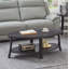 Table basse contemporaine, tablette ovale-955314794