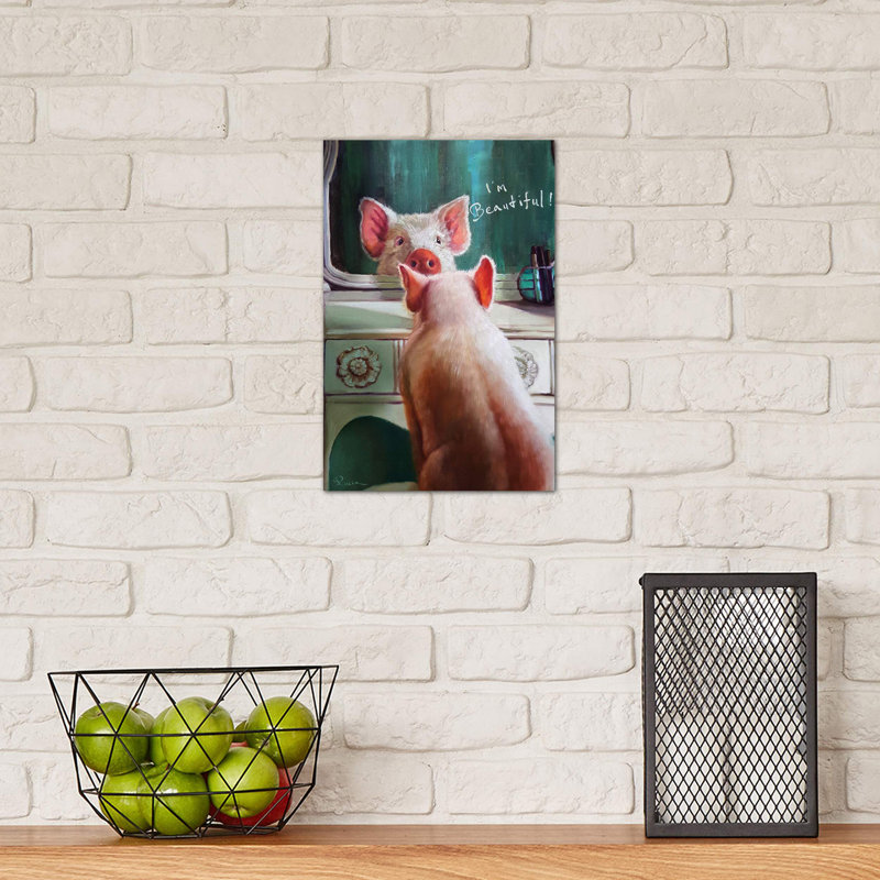 Affirmation 1 Piece Wrapped Canvas Painting, 20.32 cm H x 30.48 cm W