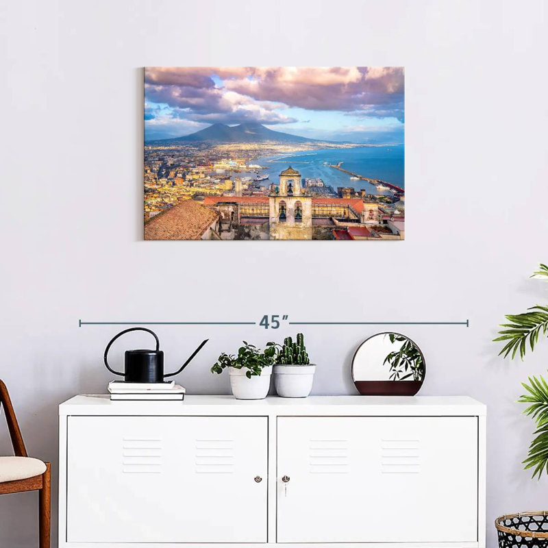Nicci View Of Castel Sant'Elmo, 20" H x 30" W