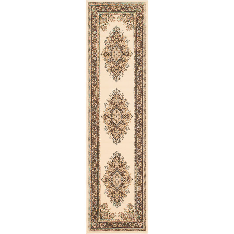 Balthrop Floral Indoor Rug, Runner 2'7" x 10'