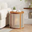 Table d'appoint ronde en rotin tissé-133275021-133275023-133275025