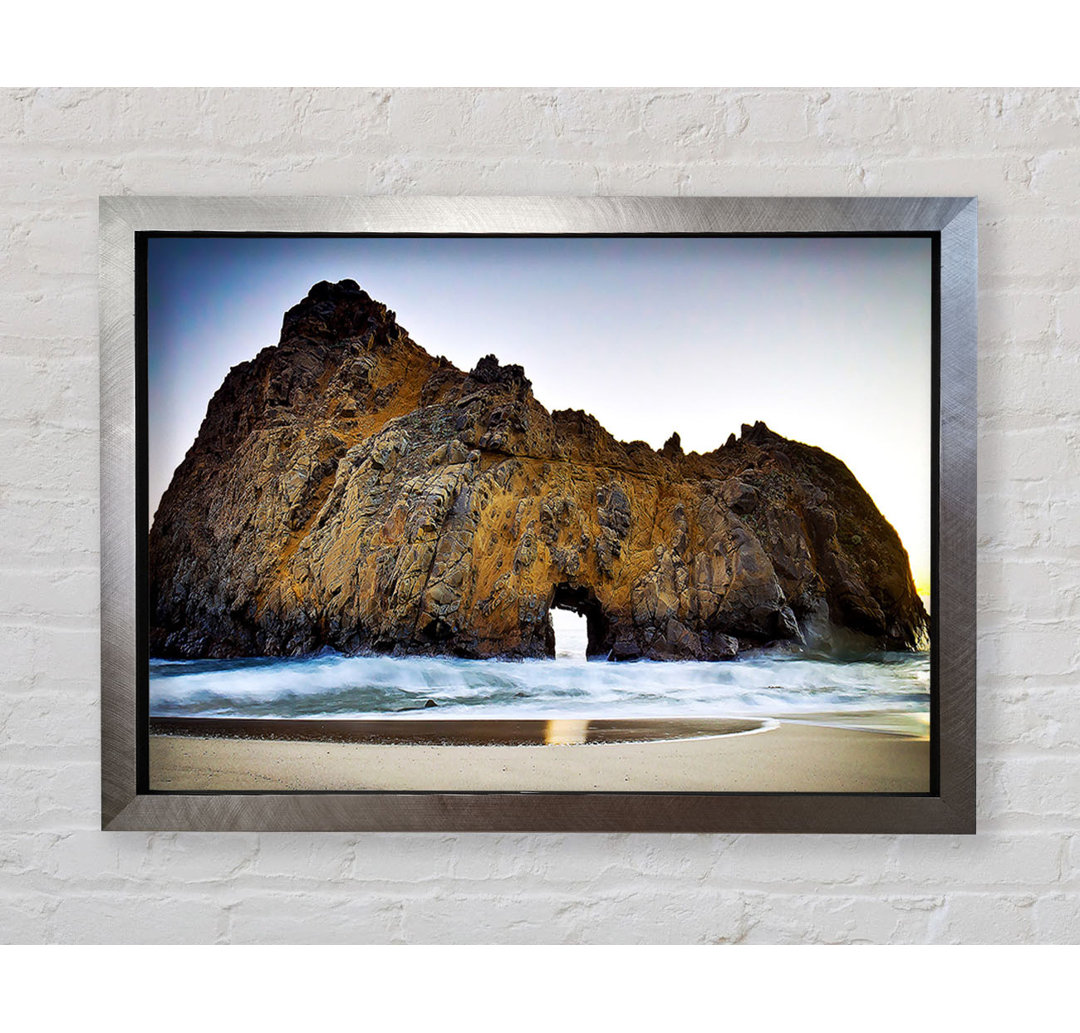 Pfeiffer Beach Gerahmter Druck Wandkunst