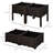 4 Piece Raised Planter Box With Legs, Self-Watering For Herbs, Veggies, Flowers, Brown Brilliance Plastic Garden Bed Fascinate