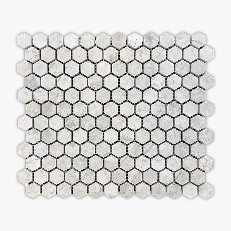 Carreau de mosaïque de marbre et de nid d'abeille en marbre 1 po x 1 po