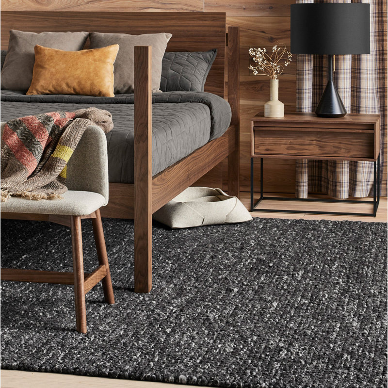 Rule 1 - Drawer Nightstand, Black/Walnut