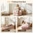 35" Bonless Convertible Sofa Bed, Corduroy Accent Chair, High-Density Foam Lounge Sofa for Small Spaces-1736574970