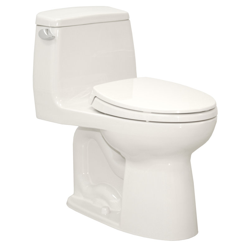 UltraMax® Eco 1.28 GPF (Water Efficient) Elongated One-Piece Toilet (Seat Included), Left-Hand, Sedona Beige